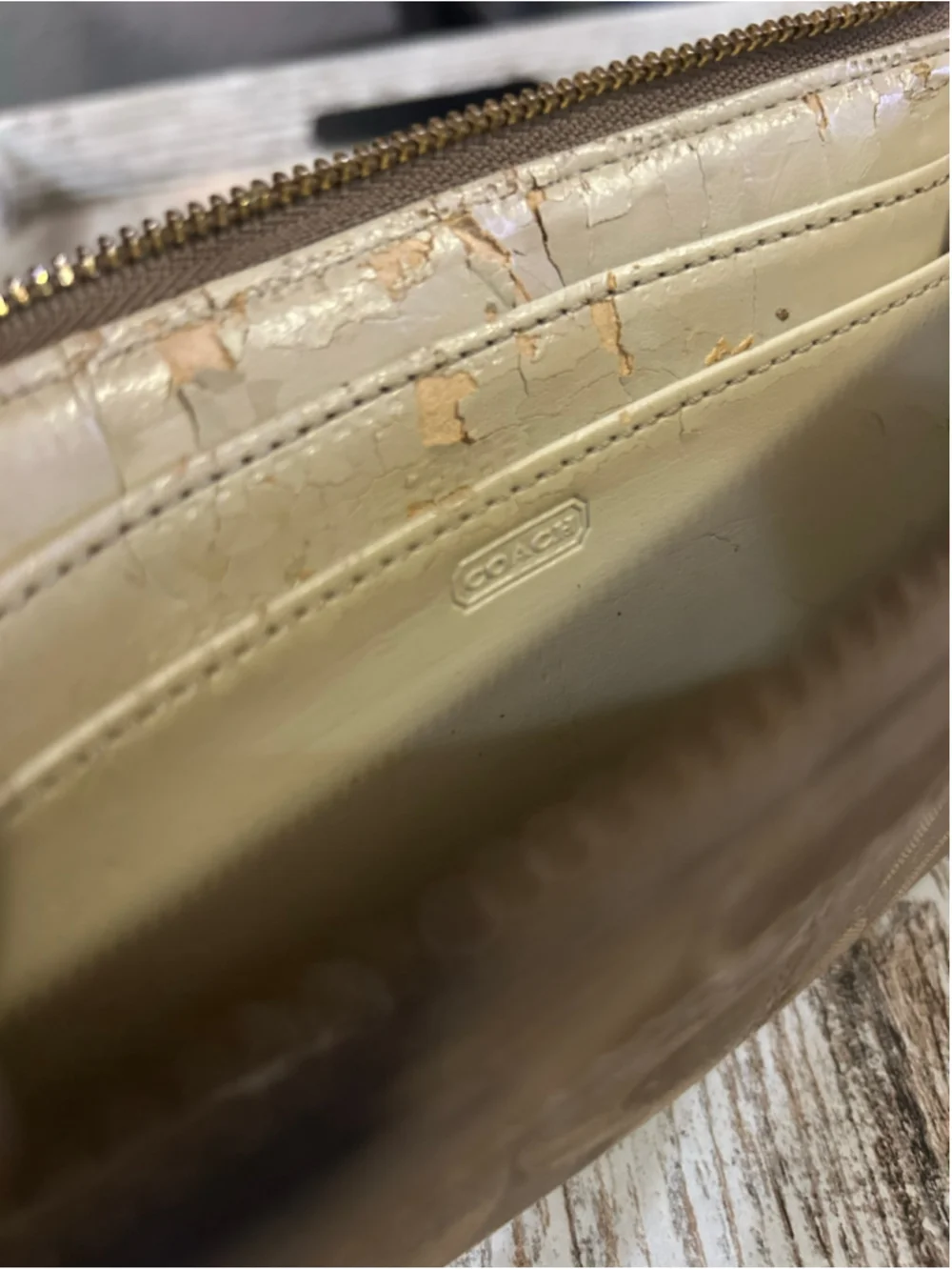 Women's Coach Signature Wristlet Clutch One Size